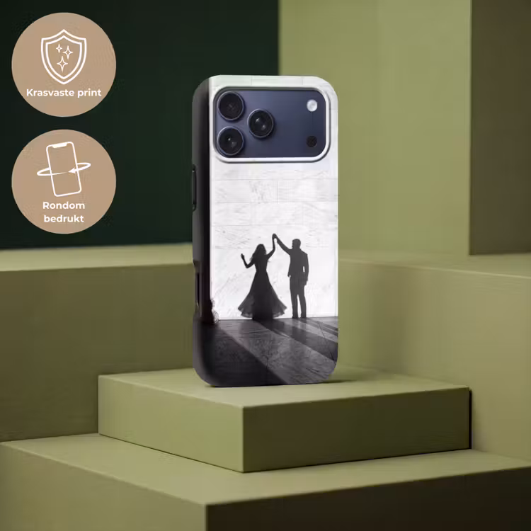 Telefoonhoesje Toughcase - Mensen - Schaduw - Dans - Zwart-wit - Liefde — 7
