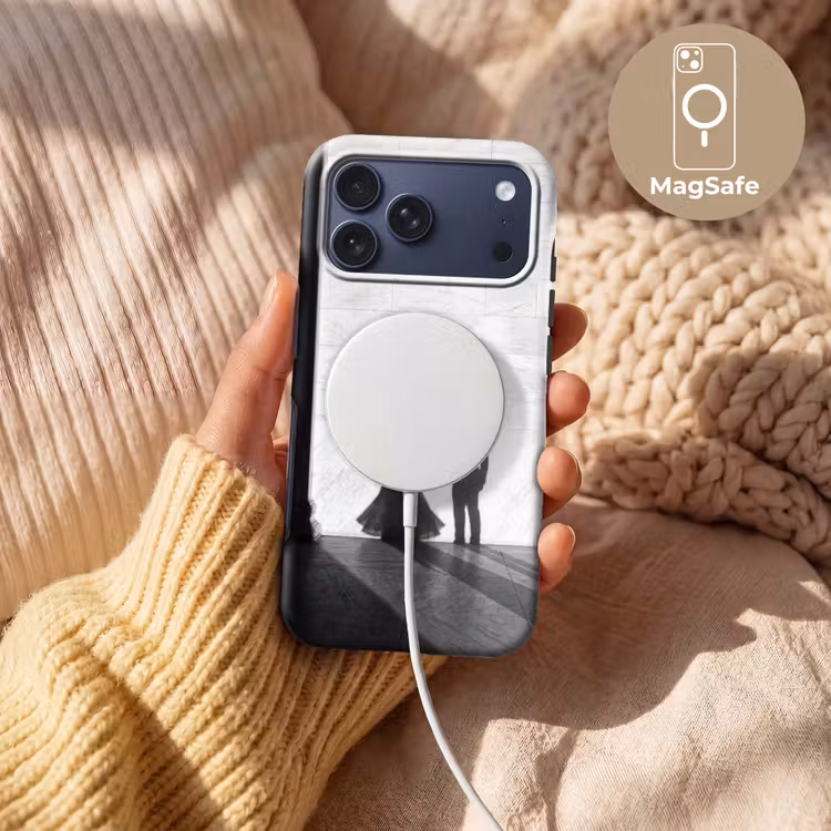 Telefoonhoesje Toughcase - Mensen - Schaduw - Dans - Zwart-wit - Liefde — 8