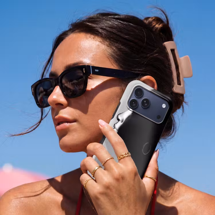 Telefoonhoesje Toughcase - Vrouw - Profiel - Mensen - Zwart-wit — 6