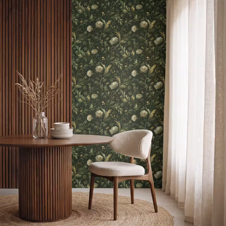Behang - Botanisch - Naadloos - Bloemen — 4