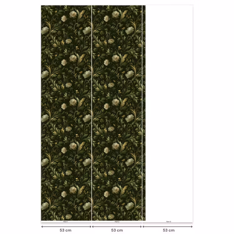 Behang - Botanisch - Naadloos - Bloemen — 6