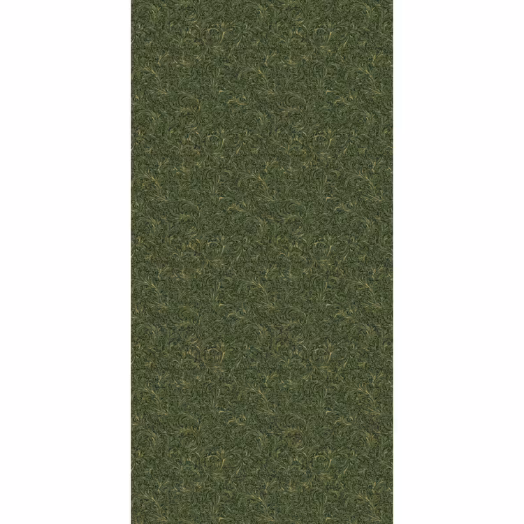 Behang - Donker - Groen - Krullend - Botanisch — 2