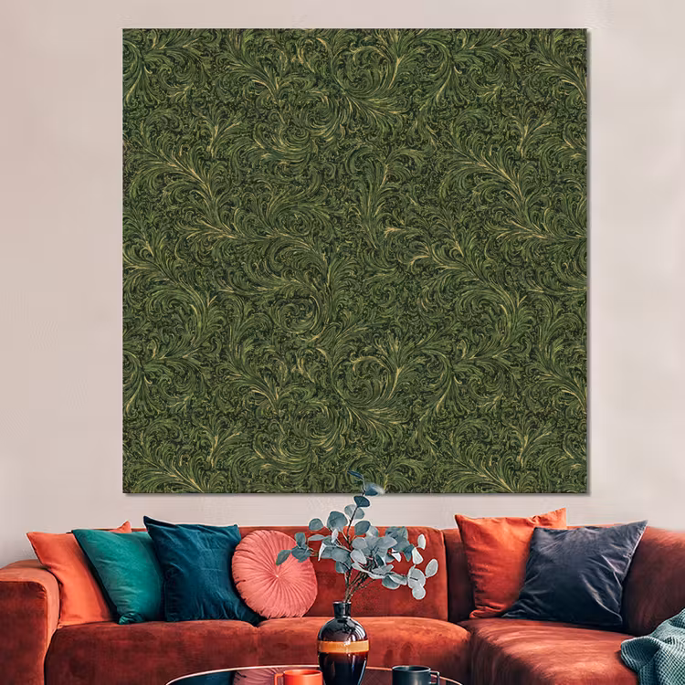 Forex - Donker - Groen - Krullend - Botanisch — 3