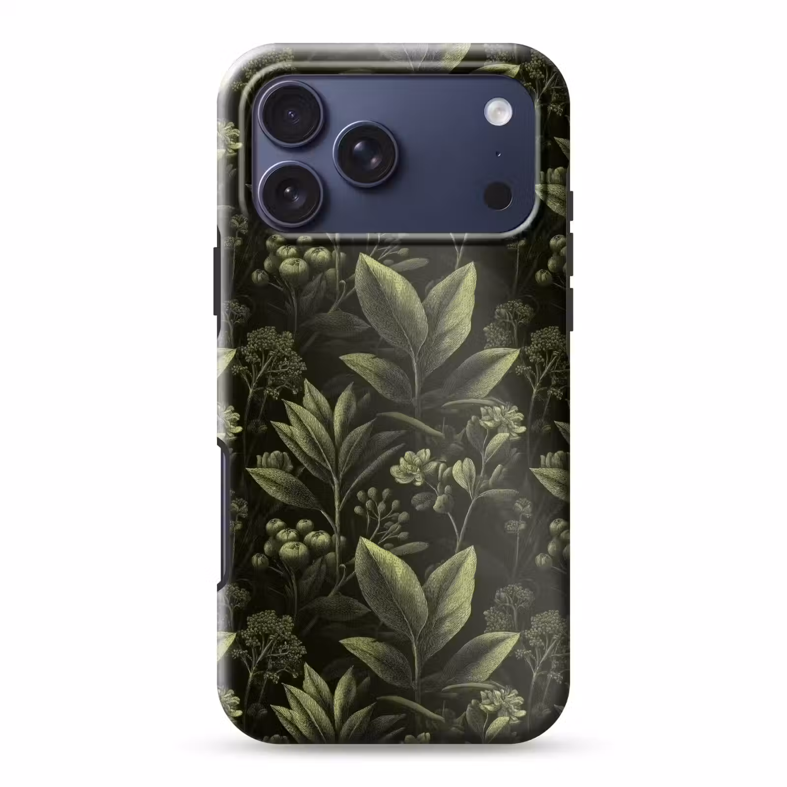 Telefoonhoesje Toughcase - Klassiek - Donker - Botanisch - Planten — 1