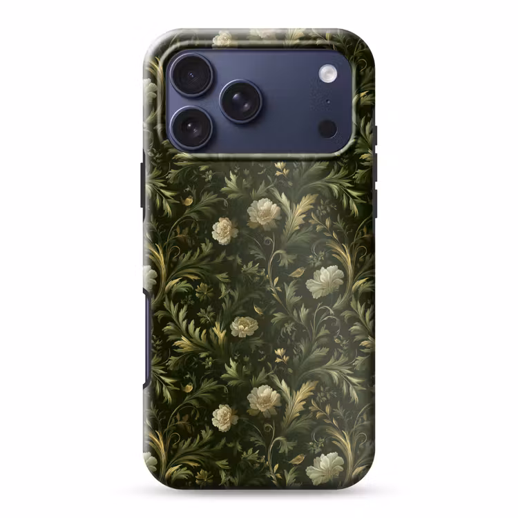 Telefoonhoesje Toughcase - Botanisch - Naadloos - Bloemen — 1