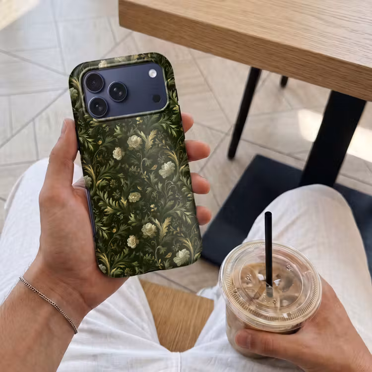 Telefoonhoesje Toughcase - Botanisch - Naadloos - Bloemen — 4