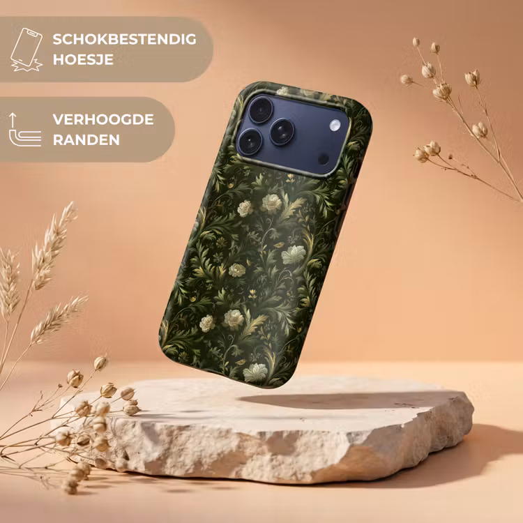 Telefoonhoesje Toughcase - Botanisch - Naadloos - Bloemen — 5