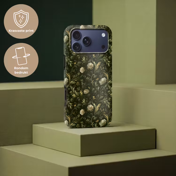 Telefoonhoesje Toughcase - Botanisch - Naadloos - Bloemen — 7