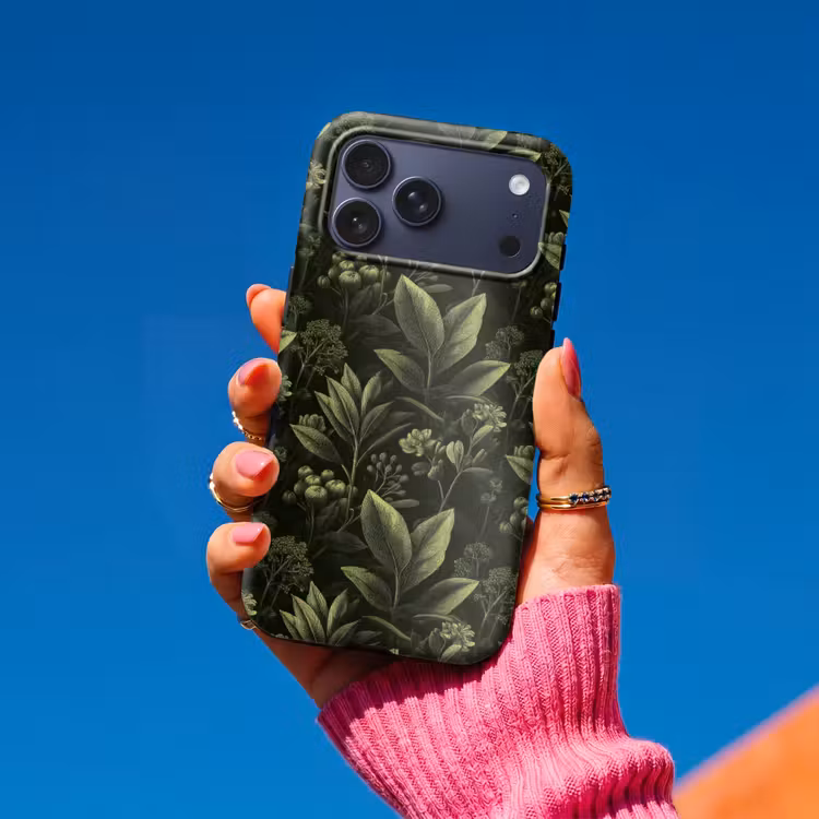 Telefoonhoesje Toughcase - Klassiek - Donker - Botanisch - Planten — 2