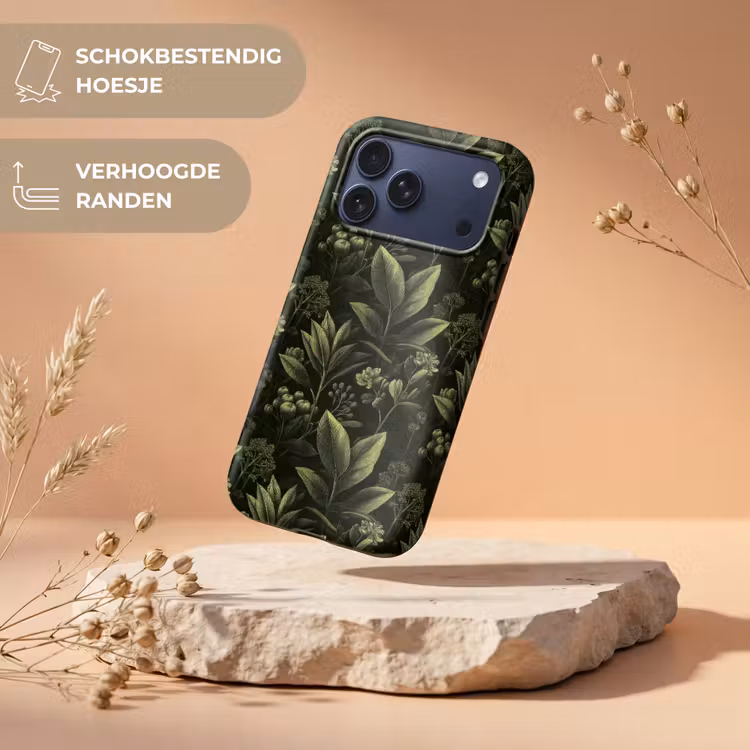 Telefoonhoesje Toughcase - Klassiek - Donker - Botanisch - Planten — 5