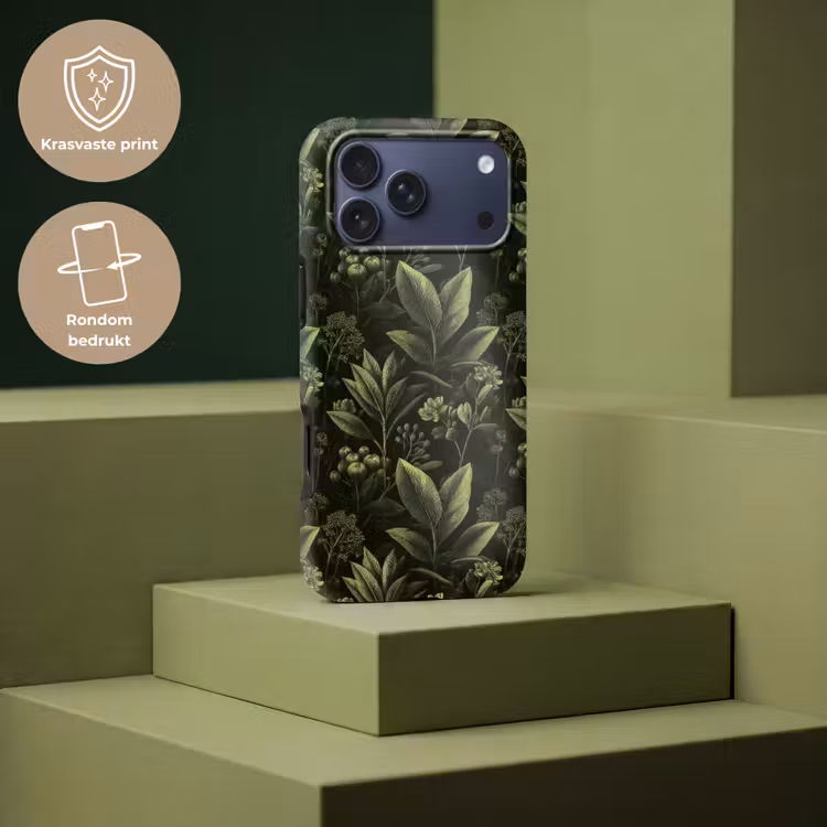 Telefoonhoesje Toughcase - Klassiek - Donker - Botanisch - Planten — 7