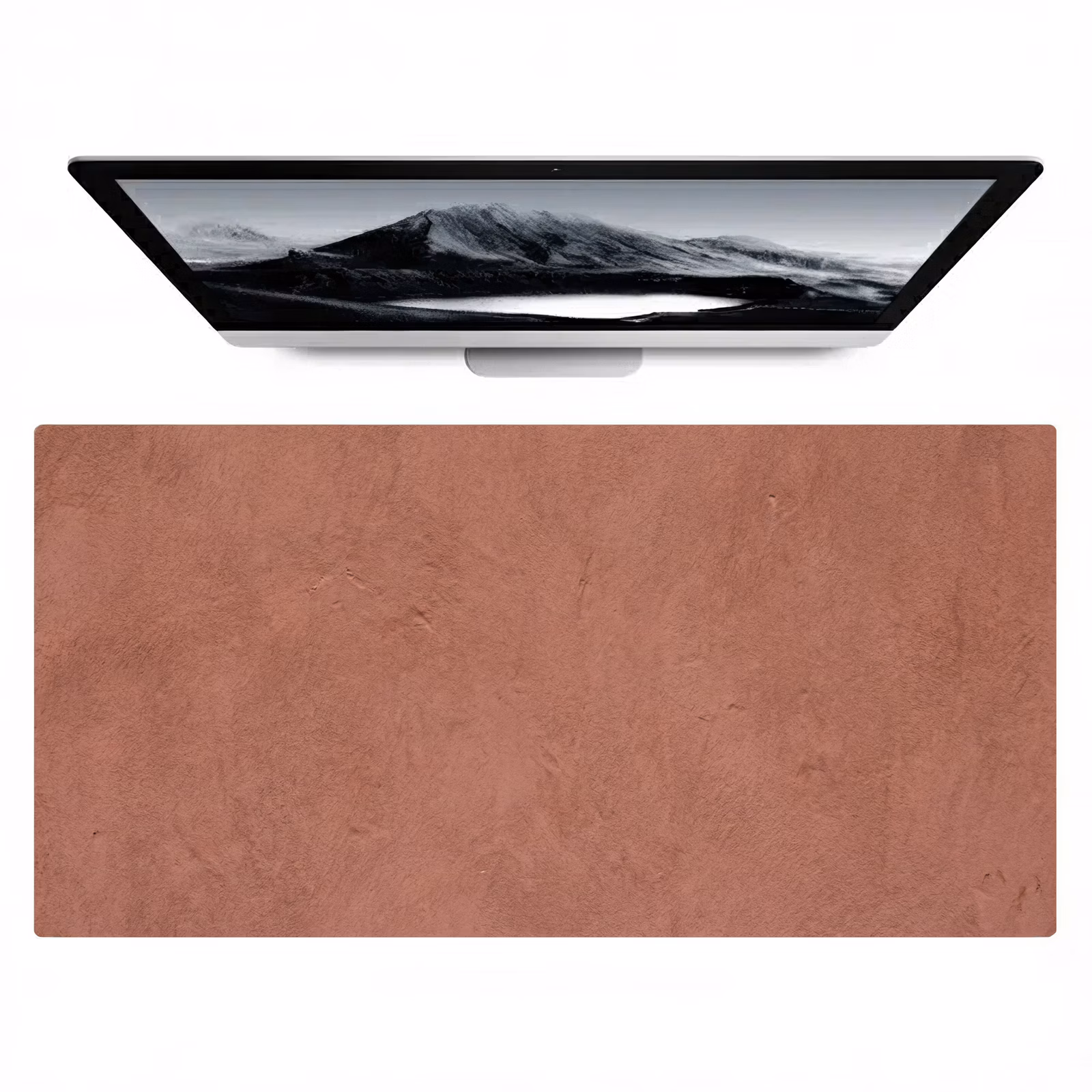 Bureau onderlegger - Terracotta Stucwerk Muur — 1