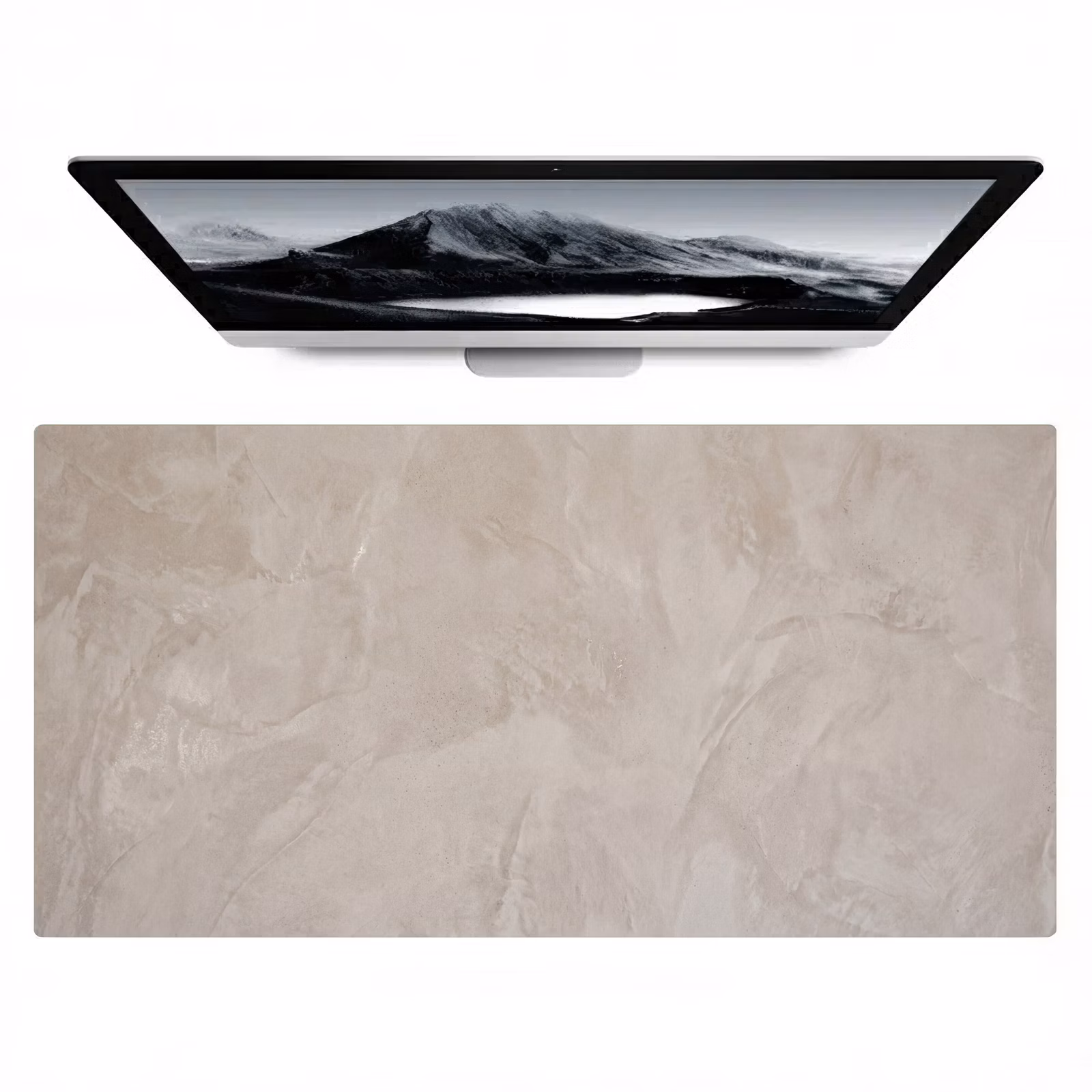 Bureau onderlegger - Beige Betonlook — 1
