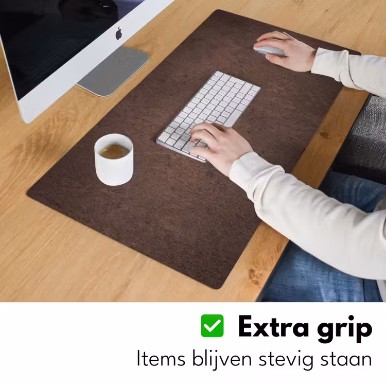Bureau onderlegger - Bruin Beton — 6