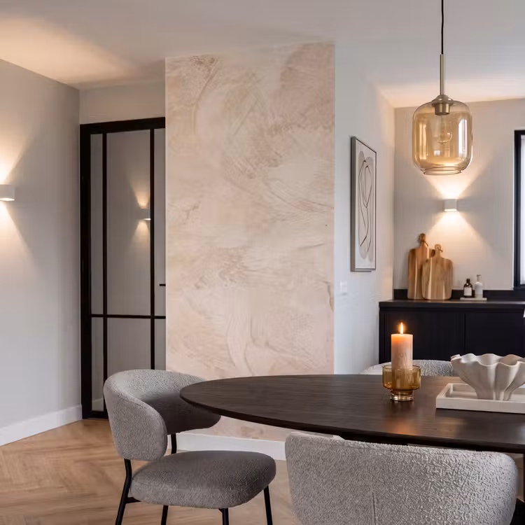 Behang - Beige Stucwerk Structuur — 5
