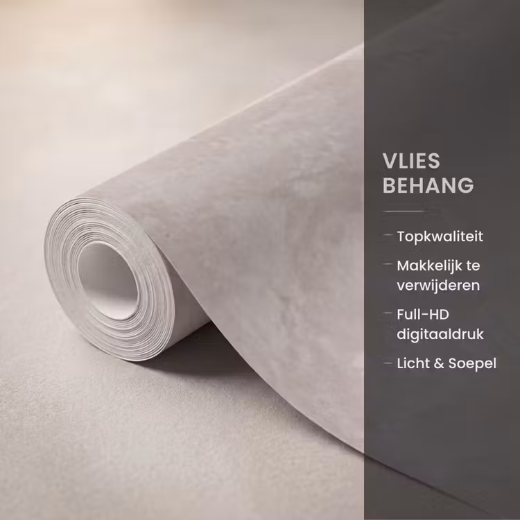 Behang - Beige Betonlook — 3