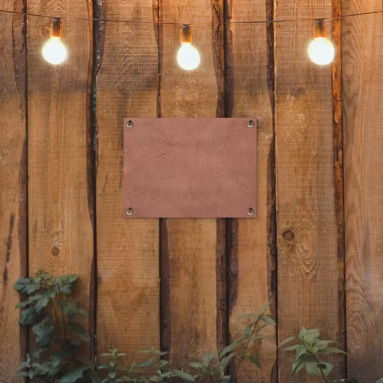 Tuinposter - Terracotta Stucwerk Muur — 2
