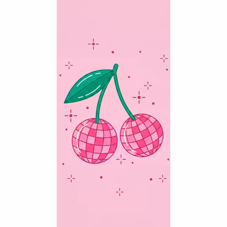 Behang - Decoratie - Disco-bal - Feest - Roze — 2