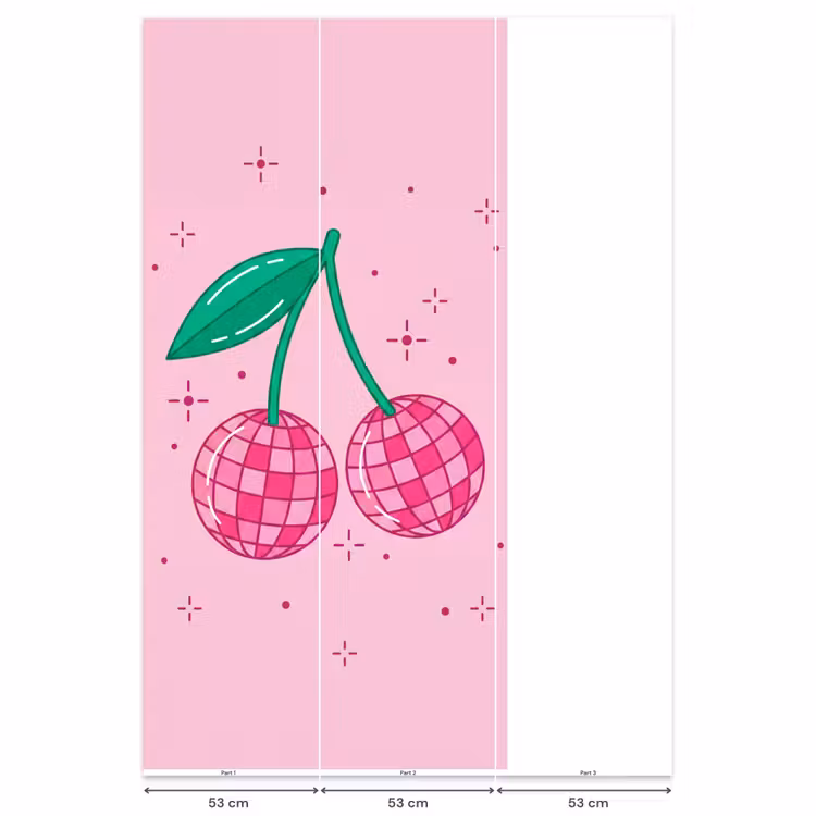Behang - Decoratie - Disco-bal - Feest - Roze — 6
