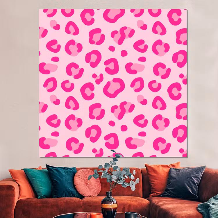 Forex - Dierenprint - Patroon - Abstract - Modern - Roze — 3