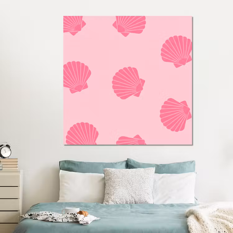 Forex - Schelp - Patroon - Zee - Modern - Roze — 2