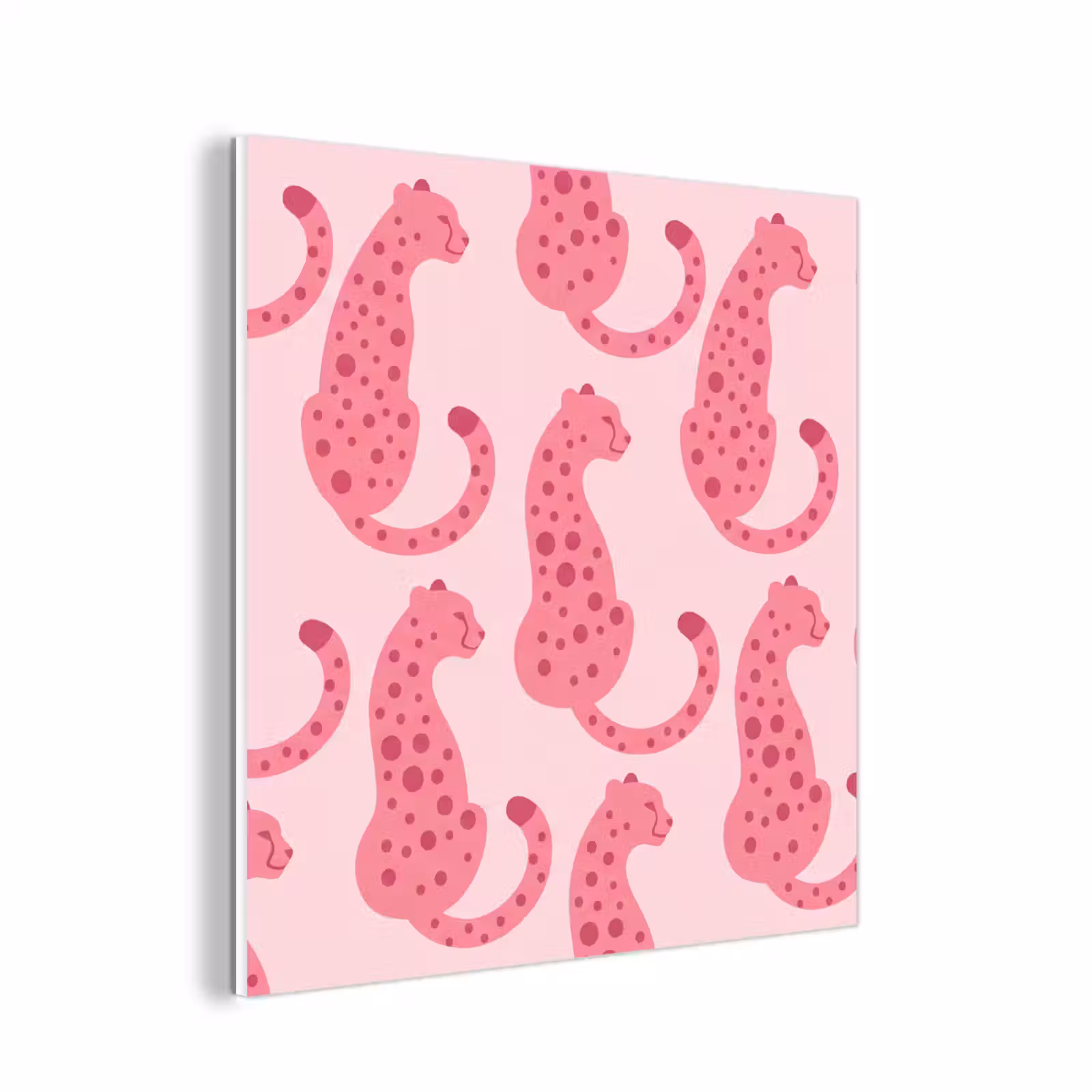 Forex - Kat - Gevlekt - Dieren - Patroon - Roze — 1