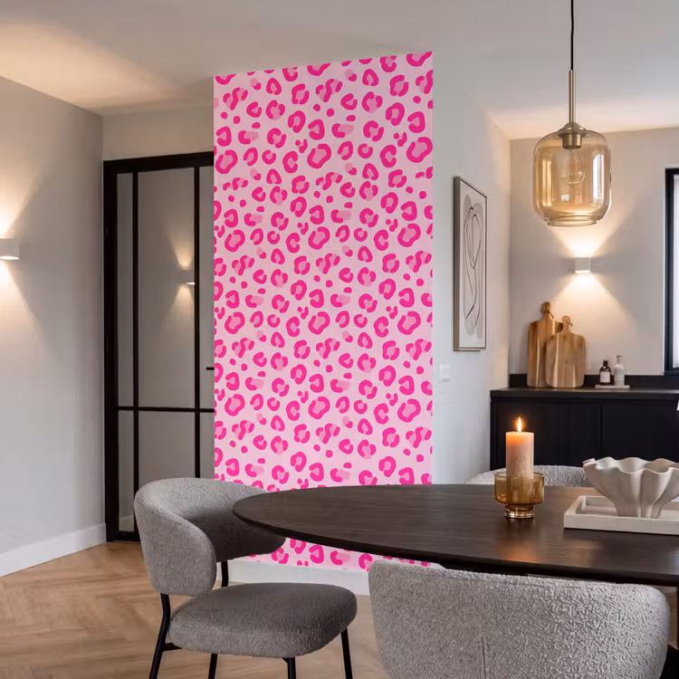 Behang - Dierenprint - Patroon - Abstract - Modern - Roze — 5
