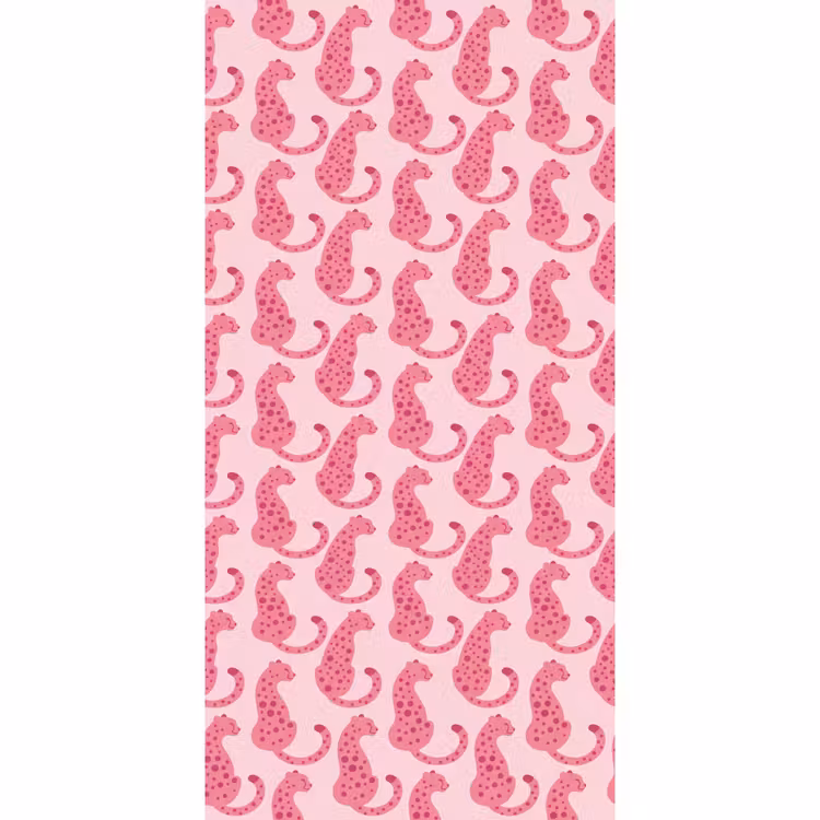 Behang - Kat - Gevlekt - Dieren - Patroon - Roze — 2