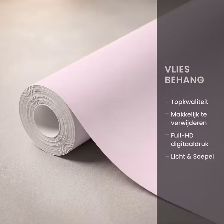Behang - Vlammen - Patroon - Abstract - Modern - Roze — 3