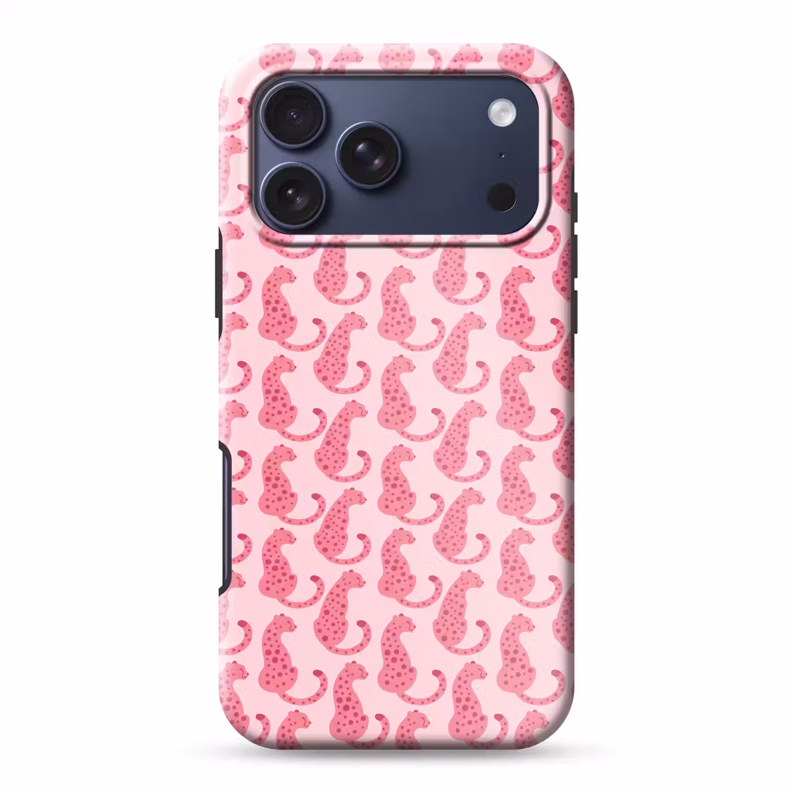 Telefoonhoesje Toughcase - Kat - Gevlekt - Dieren - Patroon - Roze — 1