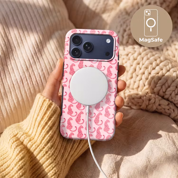 Telefoonhoesje Toughcase - Kat - Gevlekt - Dieren - Patroon - Roze — 8