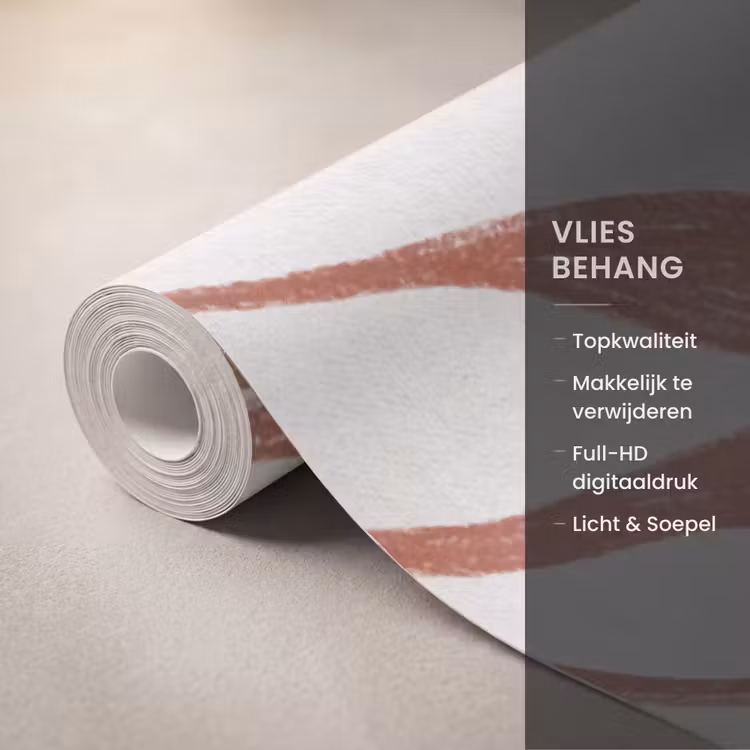 Behang - Botanisch Patroon Bloemen Terracotta — 3