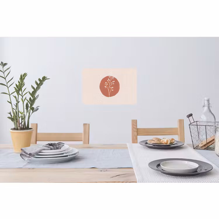Muursticker - Plant - Tak - Abstract - Modern - Wit — 3