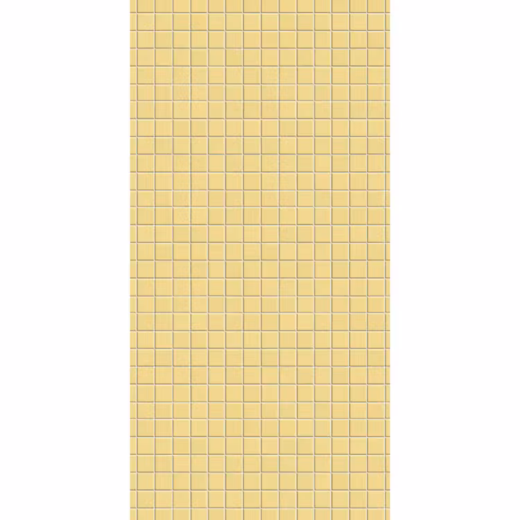 Behang - Gele Vierkante Tegels — 2