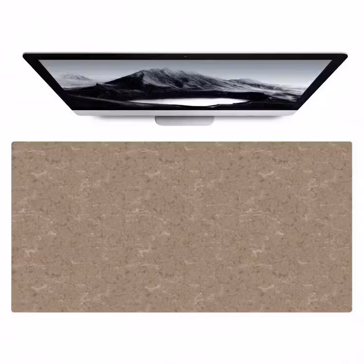 Bureau onderlegger - Patroon - Kalksteen - Beige — 1