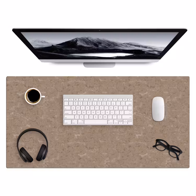 Bureau onderlegger - Patroon - Kalksteen - Beige — 4