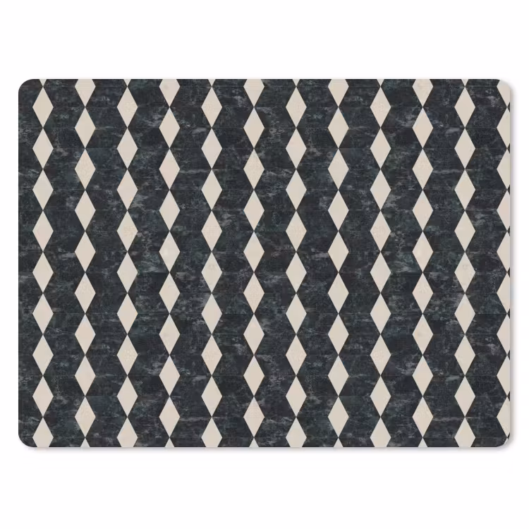 Muismat - Geometrisch - Patroon - Marmer - Groen — 1
