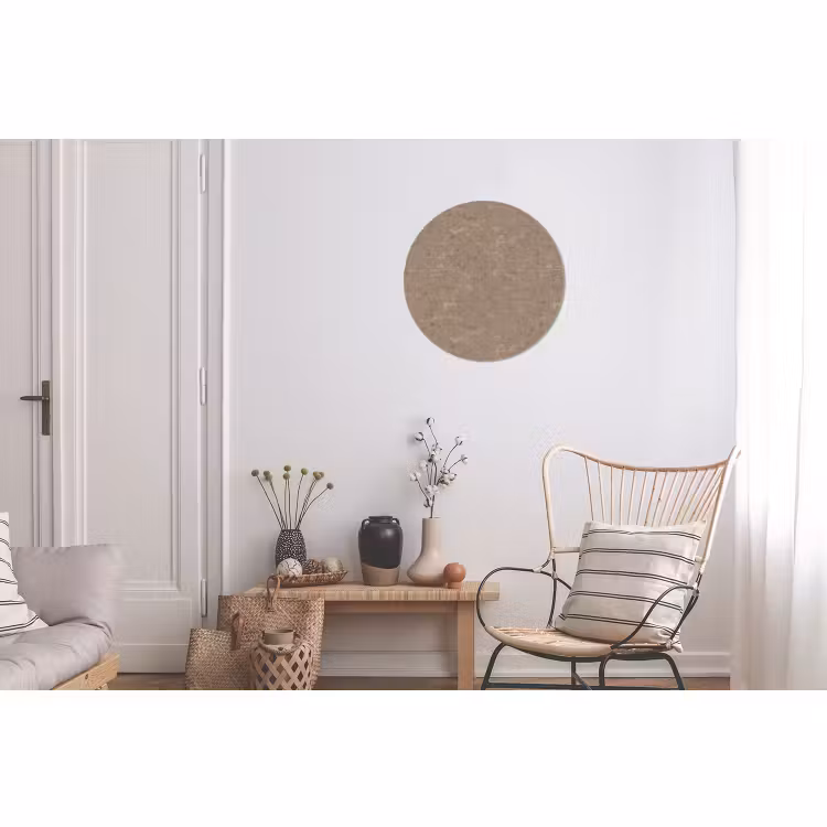Wandcirkel - Aluminium - Patroon - Kalksteen - Beige — 2