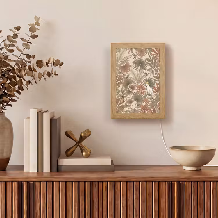 Tafellamp - Tropisch - Vogels - Beige — 4