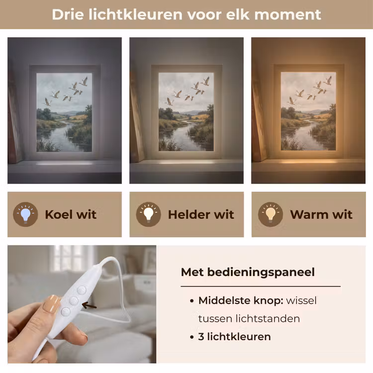 Tafellamp - Eenden - Rivier - Landschap - Vlucht - Nostalgisch — 6