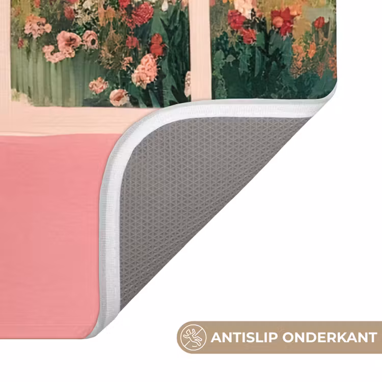 Badmat - Bloemen - Koffie - Raam — 3
