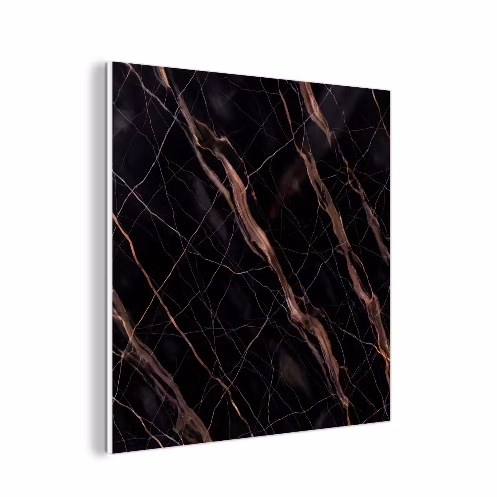 Forex - Marmer - Goud - Patroon - Luxe - Zwart — 1