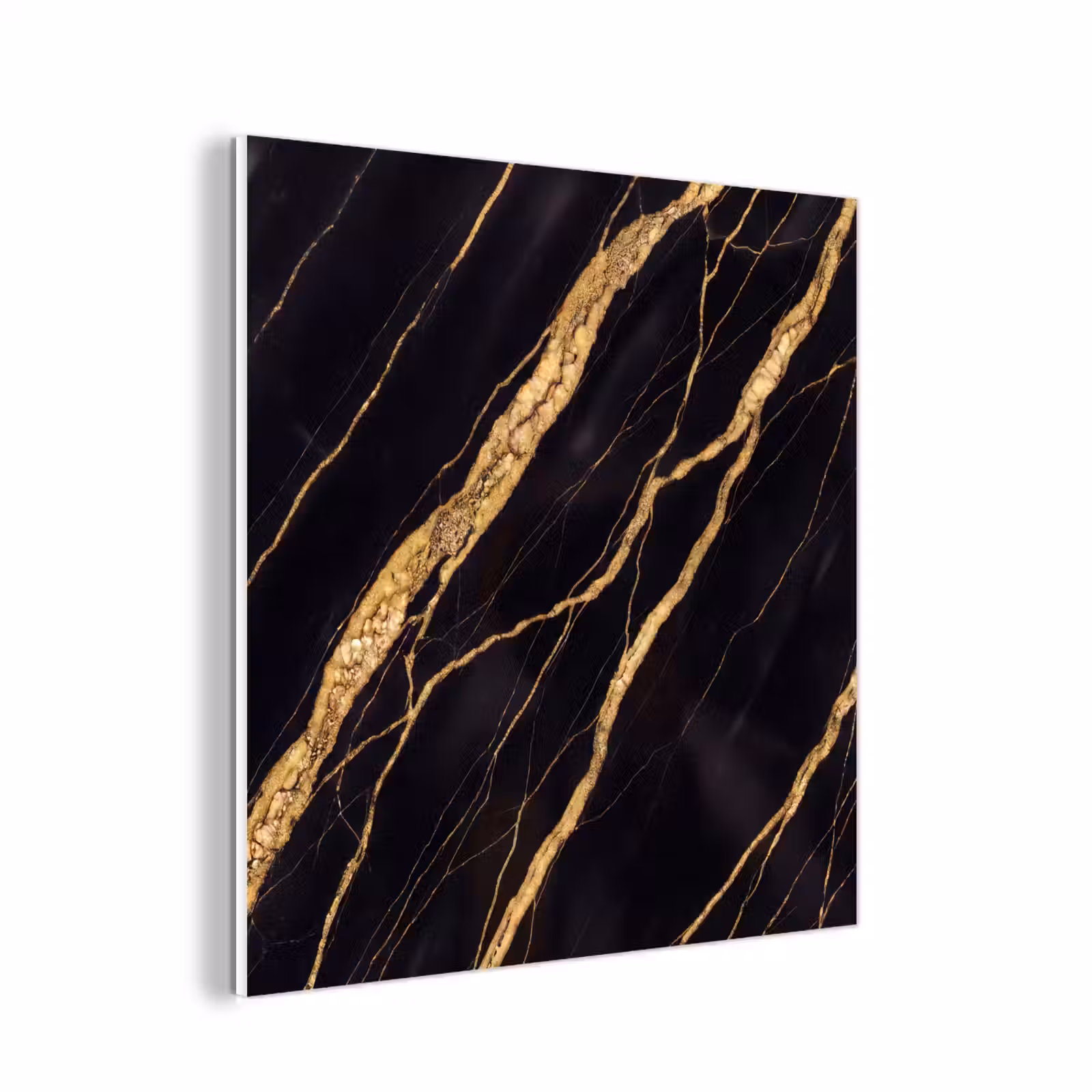 Forex - Marmer - Goud - Textuur - Abstract - Zwart — 1