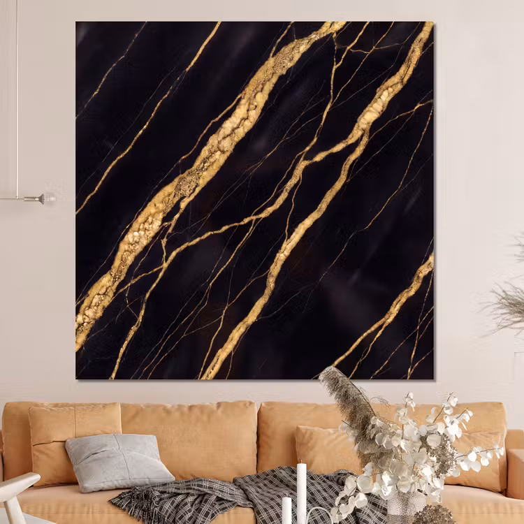 Forex - Marmer - Goud - Textuur - Abstract - Zwart — 4