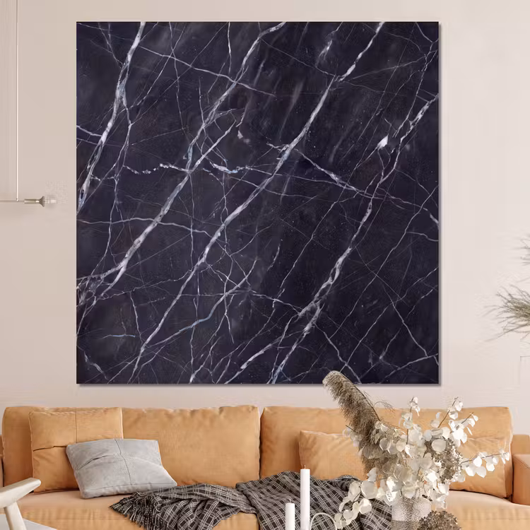 Forex - Marmer - Patroon - Modern - Zwart - Wit — 4