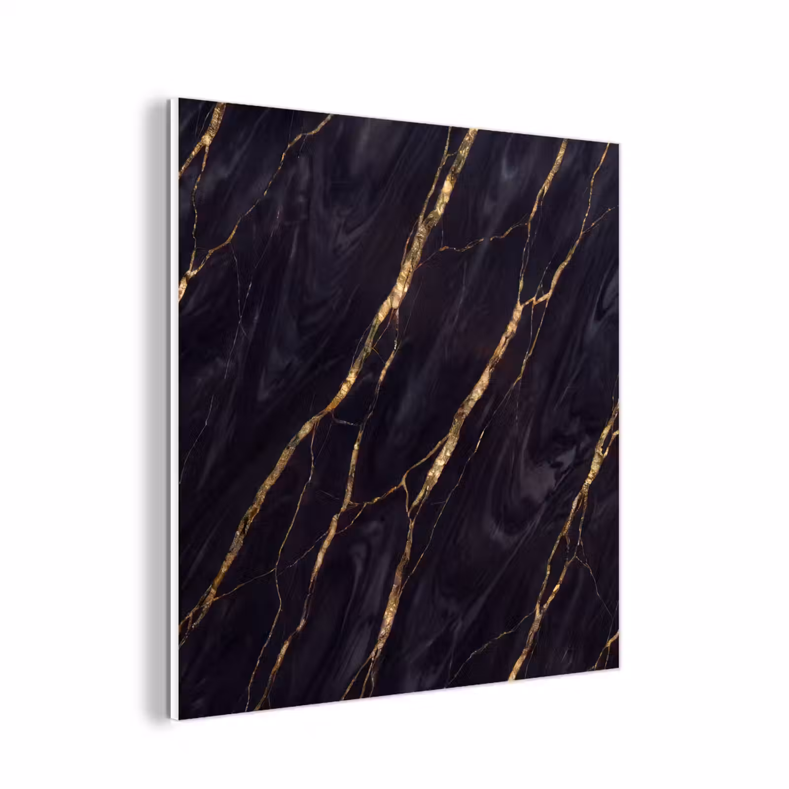 Forex - Marmer - Gouden aders - Abstract - Zwart — 1