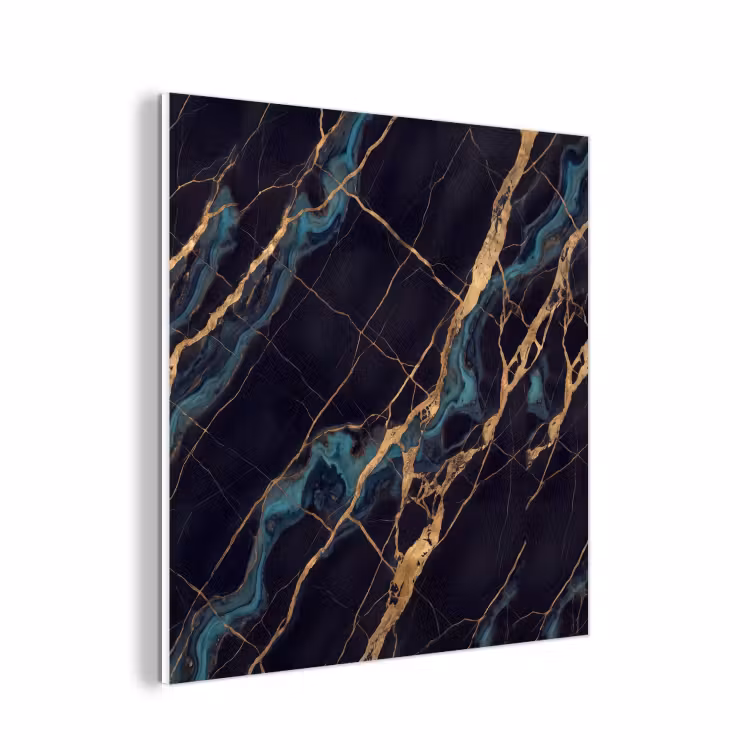 Forex - Abstract - Gouden lijnen - Kunst - Modern - Zwart — 1
