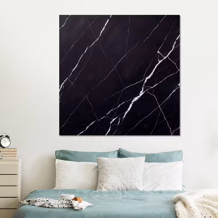 Forex - Marmer - Patroon - Abstract - Modern - Zwart — 2