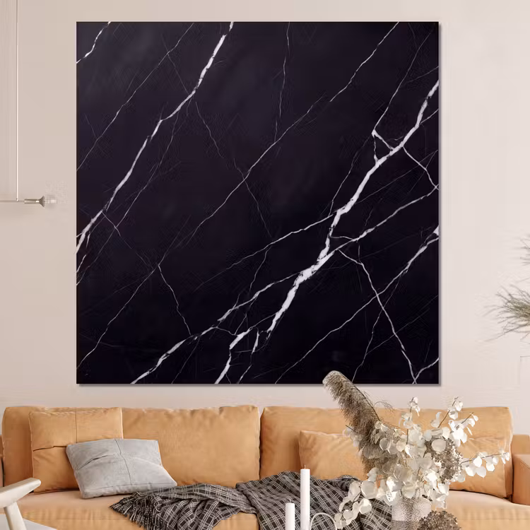 Forex - Marmer - Patroon - Abstract - Modern - Zwart — 4
