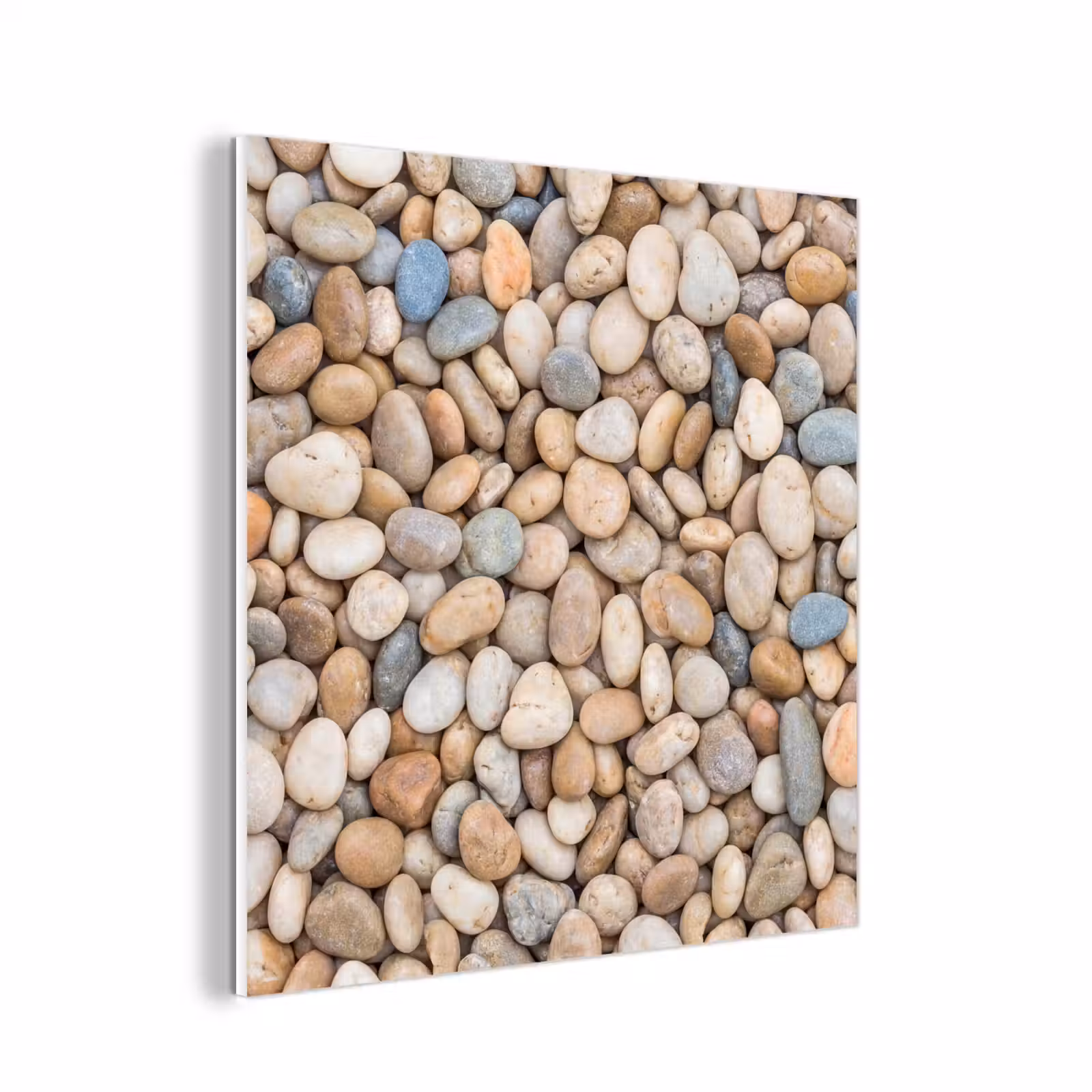 Forex - Kiezelstenen - Natuur - Textuur - Beige - Grijs — 1